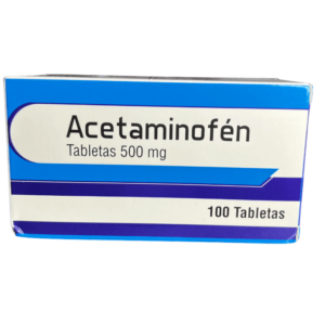 Acetaminofén 500mg 100 tabletas