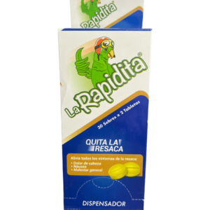 La Rapidita quita resaca 30 tabletas