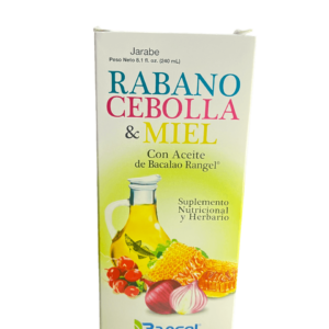 Jarabe Rábano Cebolla Miel 8oz