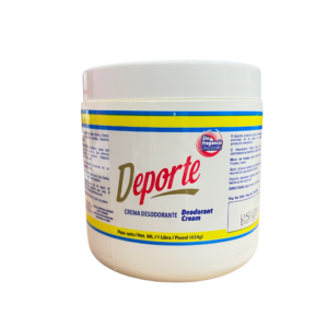 Crema desodorante Deporte sin fragancia 1 libra