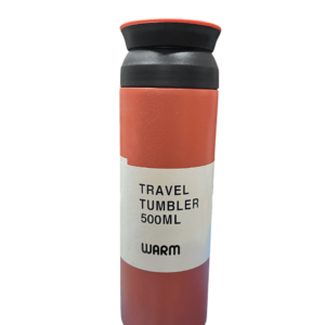 Termo metálico naranja de 500ML HG-5184