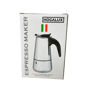 Greca de aluminio Hogalux 2 Tazas