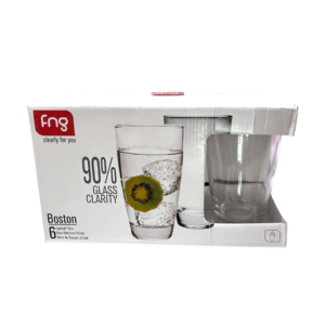 Set vasos de vidrio 6 pcs Boston 7258