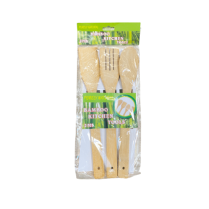 Set de utensilios de madera 3PCS JO-038