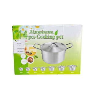 Juego de ollas 14PCS de aluminio JO-318