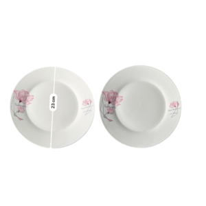 Plato de porcelana No.9 C/diseño JO-478