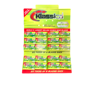 Navaja de afeitar Klassica roja 100PCS KL-613