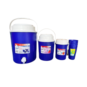 Termo de agua 3pcs COD-3590-21G CON VASOS