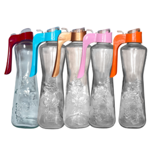 Jarra de cristal con tapa S-710