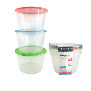 Cantina plástica redonda 3PCS JO-250
