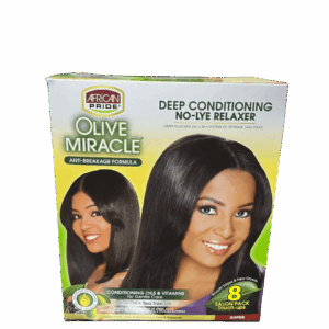Crema alisadora Olive Miracle 2 set de 8 paquetes