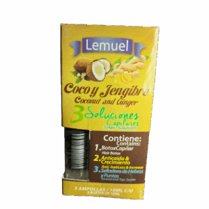 Ampollas Coco y Jengibre Lemuel 3pcs