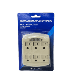 Adaptador múltiple de 6 entradas