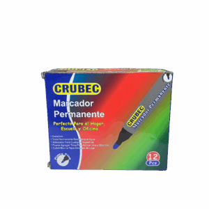 Marcador permanente Crubec 12pcs