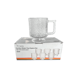 Vaso tipo taza de vidrio 6PCS JO-271 12/SET
