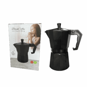GRECA 12 TAZAS NEGRA JO-161-12 24/1